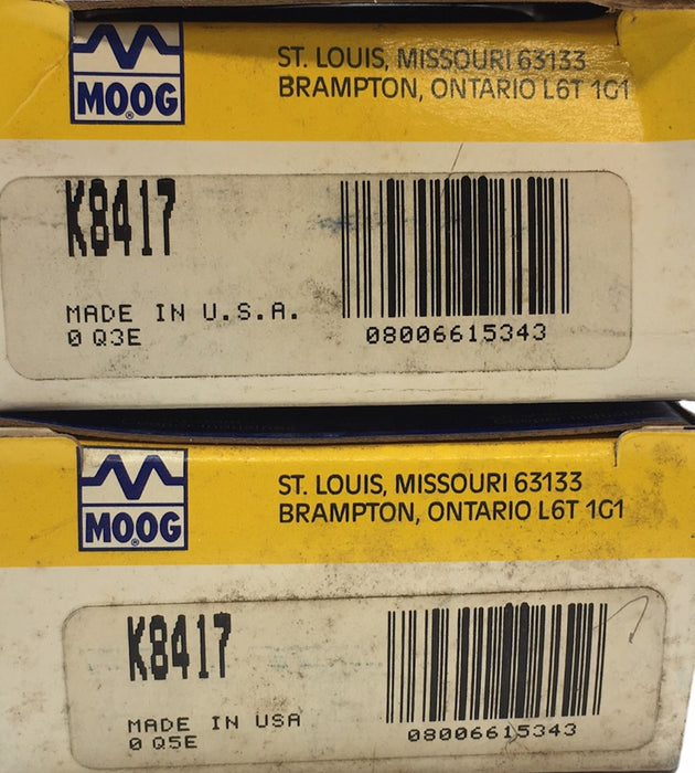 Moog Suspension Control Arm Bushing Kit [Lot of 2] K8417 NOS