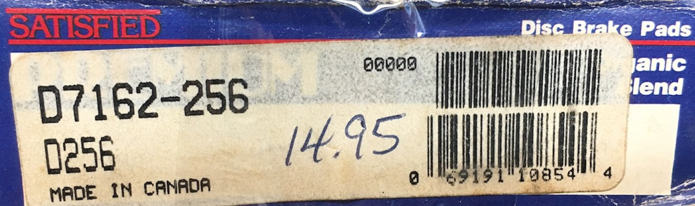 Premium Disc Brake Pads D256 NOS