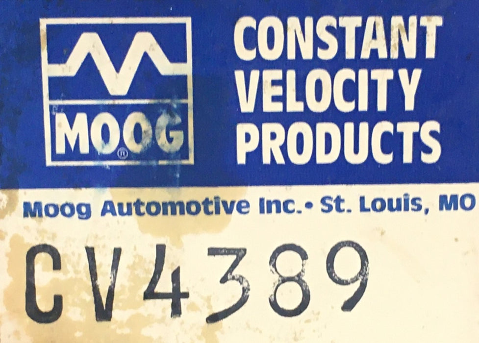 Moog CV Joint Boot Kit CV4389 NOS