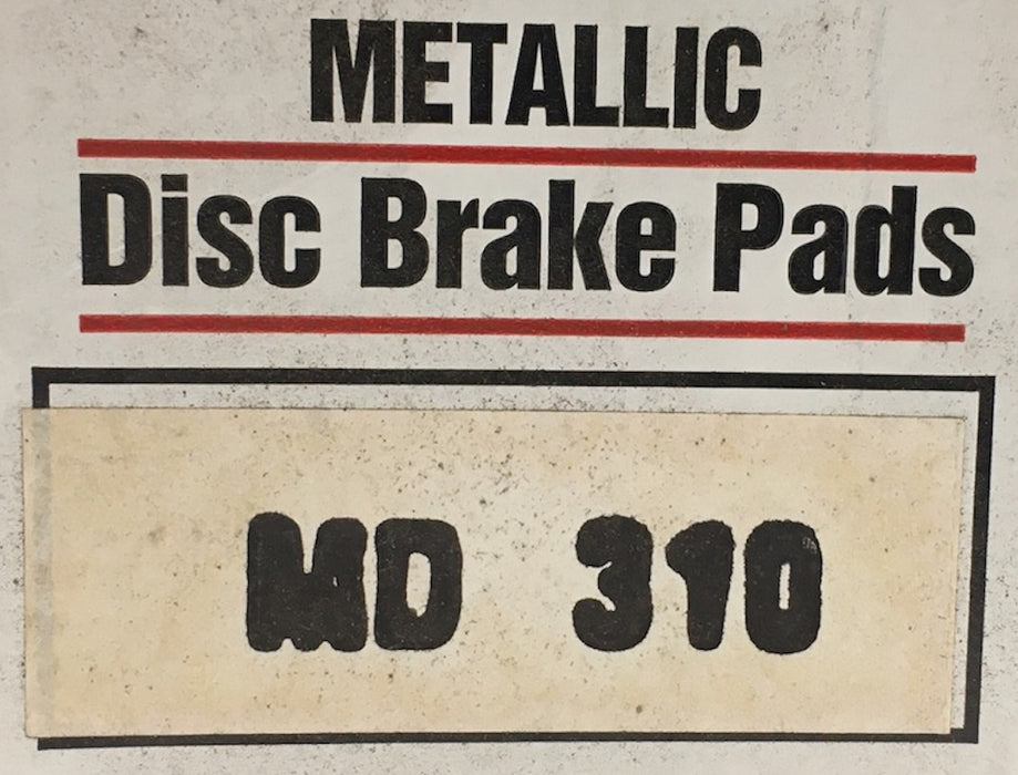 World Car Disc Brake Pads MD310 NOS