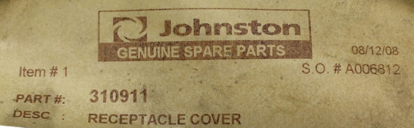 Johnston Receptacle Cover 310911 [Lot of 2] NOS
