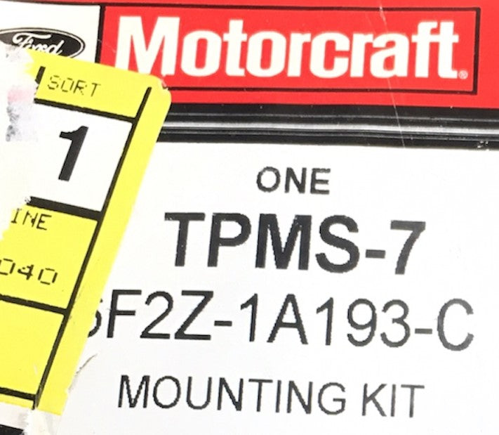 Motorcraft Tire Pressure Monitoring Mounting Kit 6F2Z-1A193-C NOS