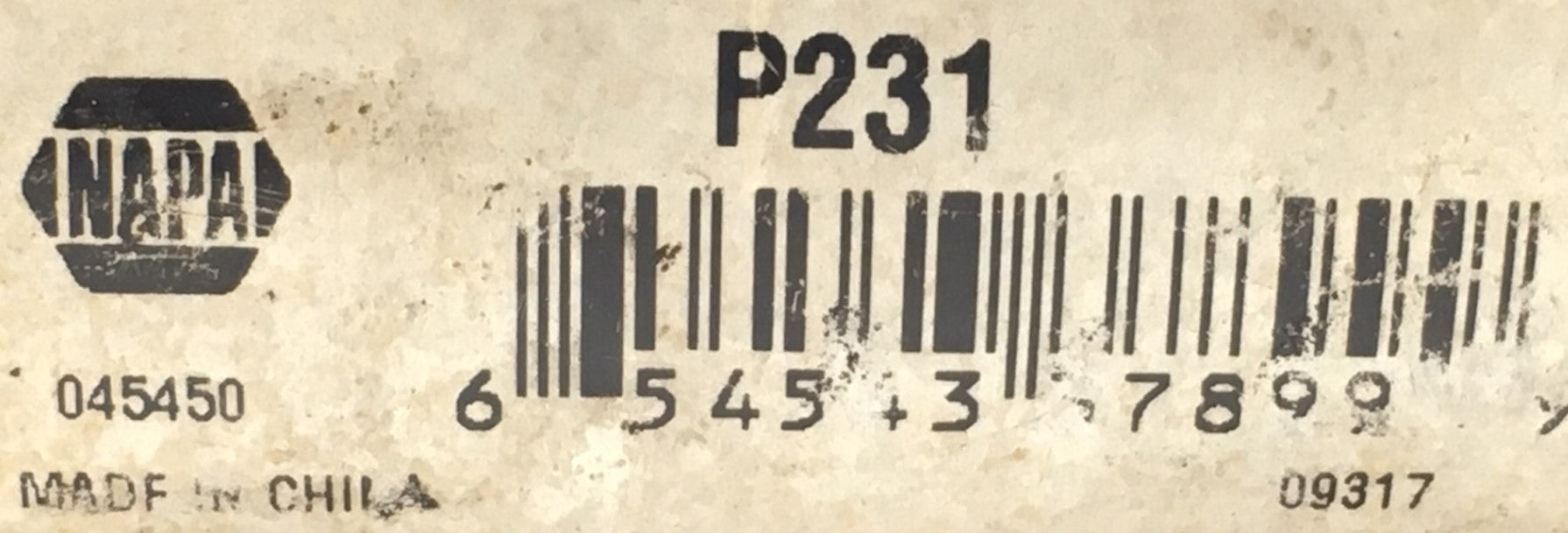 Napa Universal Joint U-Joint P231 NOS