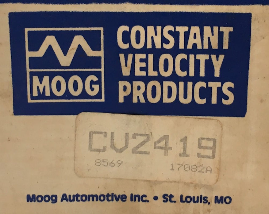 Moog CV Joint Boot Kit CV2419 NOS