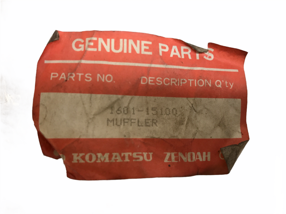 Komatsu OEM Muffler 1601-15100 NOS