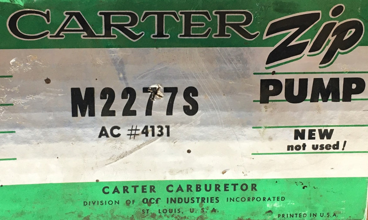 Carter Vacuum Pump M2277S NOS
