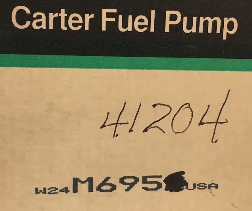 Carter Fuel Pump Assembly M695 NOS