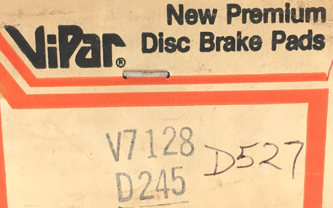 Vipar Premium Disc Brake Pads D245 NOS