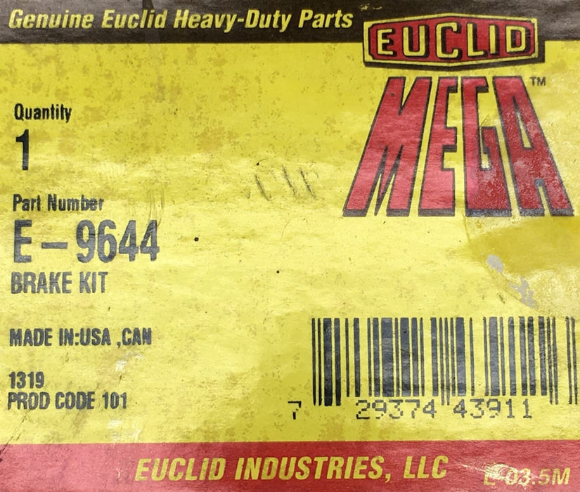 Euclid Air Brake Repair Kit E-9644 NOS