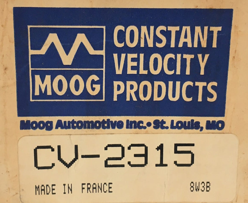 Moog CV Joint Boot Kit CV-2315 NOS