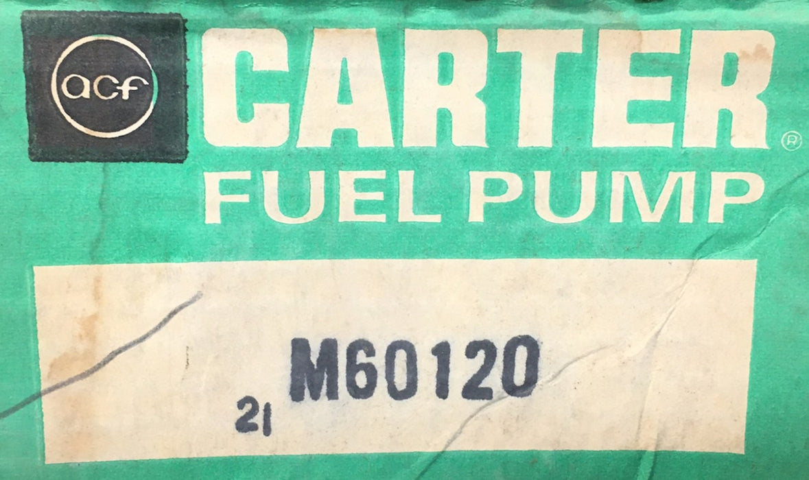 Carter Fuel Pump Assembly M60120 NOS