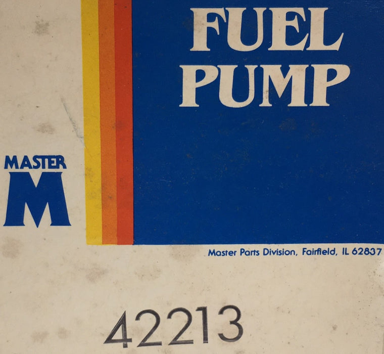 Master Fuel Pump Assembly 42213 NOS