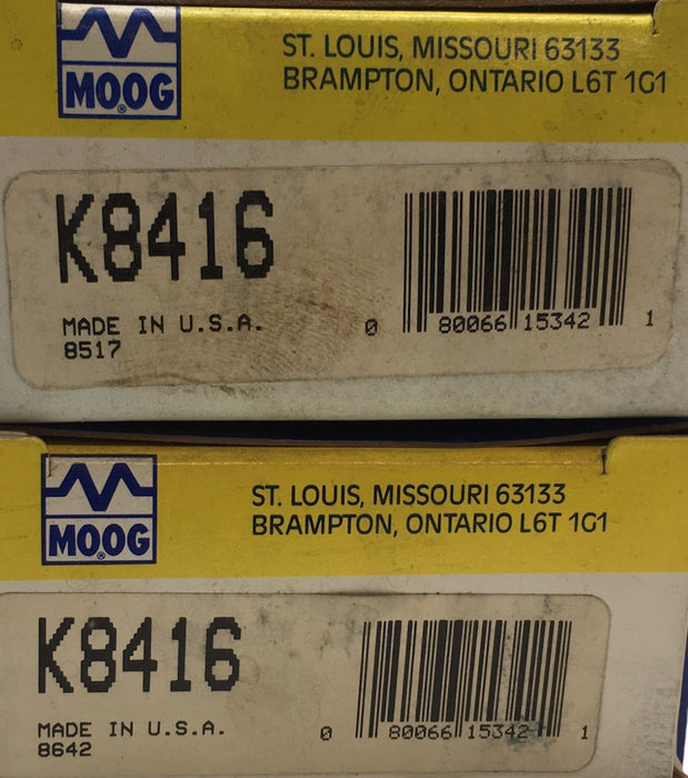 Moog Suspension Control Arm Bushing Kit [Lot of 2] K8416 NOS